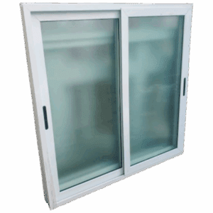 Ventana corrediza de 2 hojas fabricada en aluminio blanco, equipada con vidrio esmerilado para mayor privacidad sin sacrificar la entrada de luz natural. Su sistema deslizante es práctico, silencioso y de fácil mantenimiento, ideal para baños, cocinas o espacios interiores donde se desea ventilación y estética limpia.
