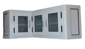Estante de Cocina de Aluminio y Cristal
